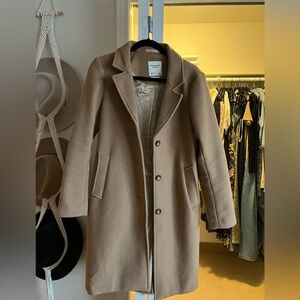 Abercrombie & Fitch Wool Blend Trench Coat